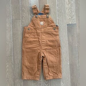 Carhartt Flannel Lined Overalls 9M NWOT